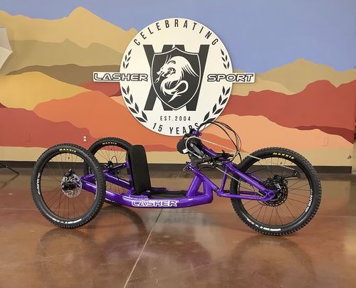 Triciclo reclinado con pedales - ARCe - Lasher Sport - pediátrico / violeta / marco de magnesio