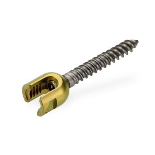 Tornillo pedicular para vértebra torácica, lumbar - Acrotec Medtech - monoaxial / metálico