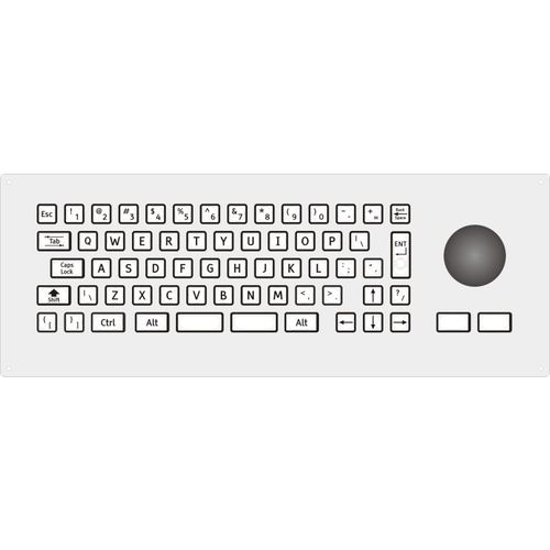 Teclado con puntero - 2212 series - STORM INTERFACE - con teclas digitales / de acero inoxidable / USB