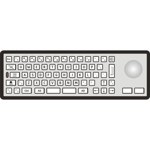 Teclado con puntero - 2210-35232 - STORM INTERFACE - con teclas digitales / de acero inoxidable / de metal