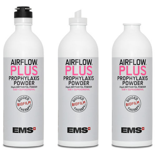 Material dental de aluminio - AIRFLOW® PLUS - EMS - para profilaxis dental / en polvo