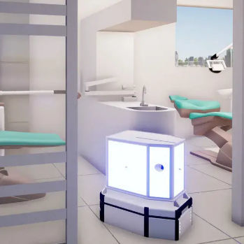 Robot de desinfección UVC - cleaneR  - ROBOTA SRL - con ozono / móvil / automatizado