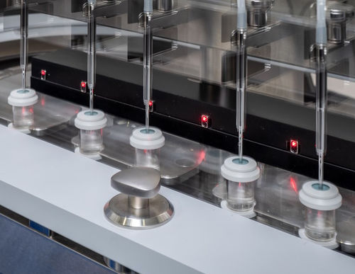 Máquina de llenado automatizada - Crystal™ PX  - Aseptic Technologies - ponderal / de pie / para líquido