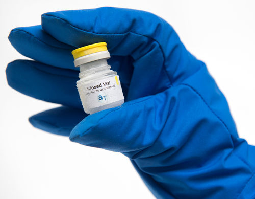 Matraz para la industria farmacéutica - AT-CryoBox™ - Aseptic Technologies - de toma de muestras / de vidrio / con tapón