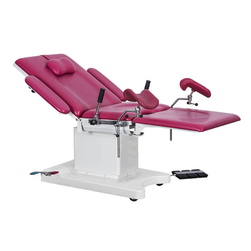 Sillón de parto eléctrico - YSOT-SC2 - YSENMED - con ruedas / con reposabrazos