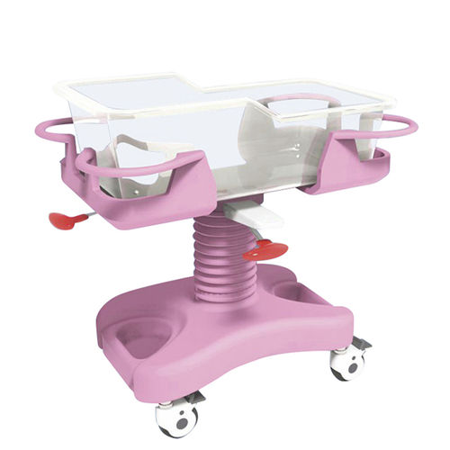 Cuna hospitalaria de altura variable - YSHB-KX918 - YSENMED - reclinable / con ruedas / transparente
