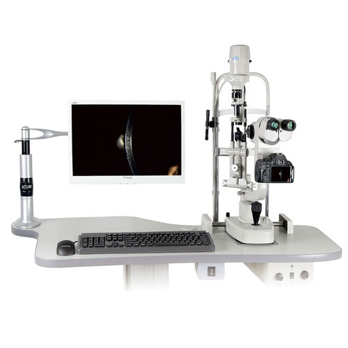 Lámpara de hendidura digital - YSLXD-3ER - YSENMED - de mesa