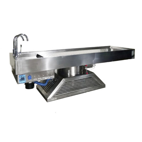 Mesa de autopsia de medicina legal - YSJPT19A - YSENMED - de laboratorio de histopatología / de disección / de lavado de cadáveres