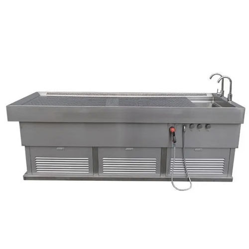 Mesa de autopsia de medicina legal - YSJPT20A - YSENMED - de laboratorio de histopatología / de disección / de lavado de cadáveres