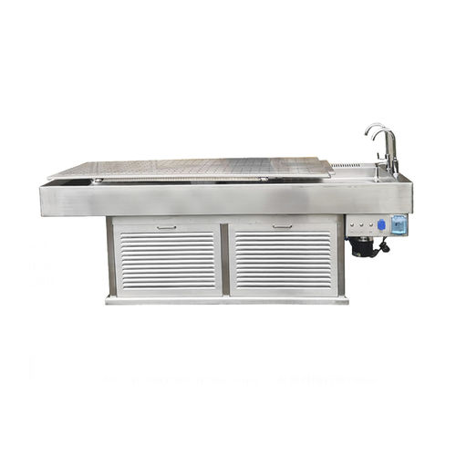 Mesa de autopsia de medicina legal - YSJPT30A - YSENMED - de laboratorio de histopatología / de disección / de lavado de cadáveres