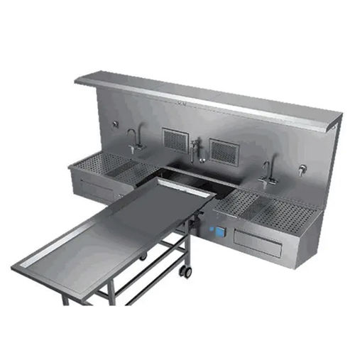 Mesa de autopsia de medicina legal - YSJPZ240 - YSENMED - de laboratorio de histopatología / de disección / de lavado de cadáveres