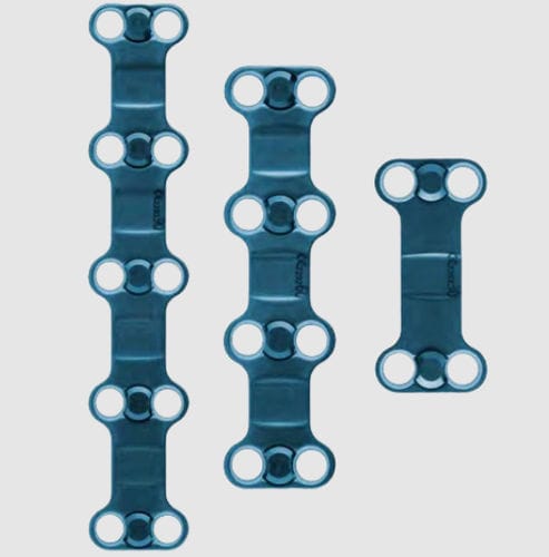 Placa de artrodesis para vértebra cervical - SSACP - StyleSpine Medical - bloqueada / de titanio / 1 nivel