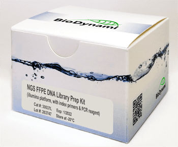 Kit de reactivos de tejidos FFPE - 3 series - BioDynami - enzima / solución tampón / NGS
