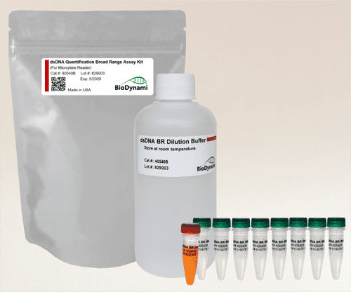Kit de reactivos tampón de dilución - 40540B - BioDynami - colorante / para cuantificación de ADN