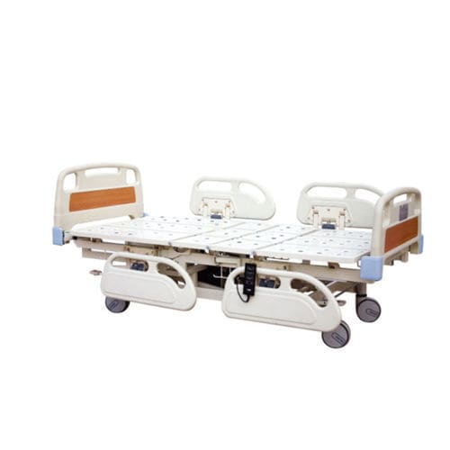 Cama médica - A 11 - Tianjin Kangli Medical Instrument - eléctrica / de altura regulable / con ruedas