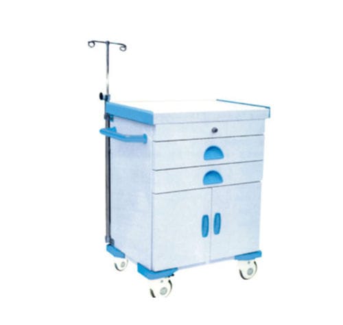 Carro de emergencia - B 39 - Tianjin Kangli Medical Instrument - para medicamentos / de aluminio / de metal