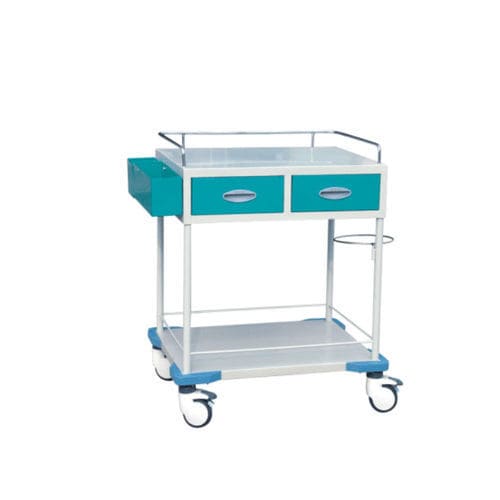 Carro médico - Tianjin Kangli Medical Instrument - para cuidados / de aluminio / de metal