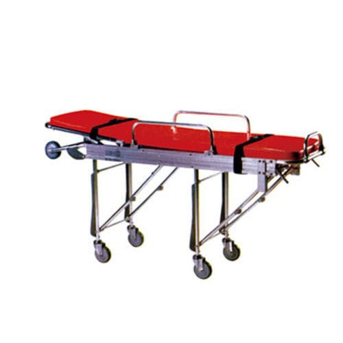 Carro camilla de emergencia - A-105b - Tianjin Kangli Medical Instrument - manual / de 1 sección / con barreras laterales