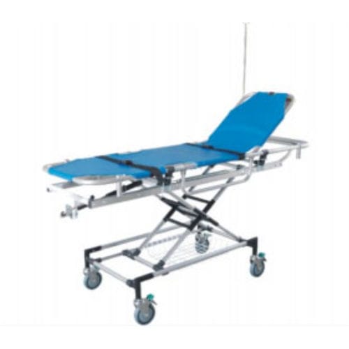 Carro camilla para ambulancias - A-104 - Tianjin Kangli Medical Instrument - manual / de 2 secciones / con portasueros