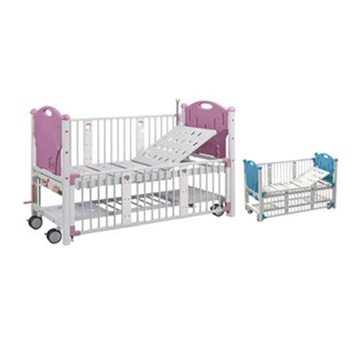 Cama de hospital - A 63 - Tianjin Kangli Medical Instrument - manual / pediátrica / con ruedas