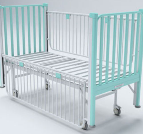 Cama de hospital - Tianjin Kangli Medical Instrument - manual / pediátrica / con ruedas