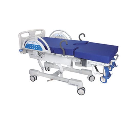 Cama médica - a 118 jhdc b1 - Tianjin Kangli Medical Instrument - de parto / eléctrica / con ruedas