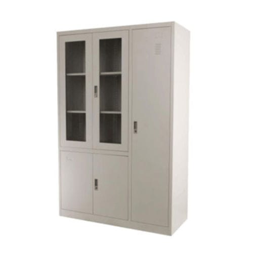 Armario con estante - Tianjin Kangli Medical Instrument - con puerta / de acero inoxidable / 3 módulos