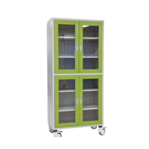 Armario con puerta - C 16 - Tianjin Kangli Medical Instrument - con estante / de acero inoxidable / con 4 puertas
