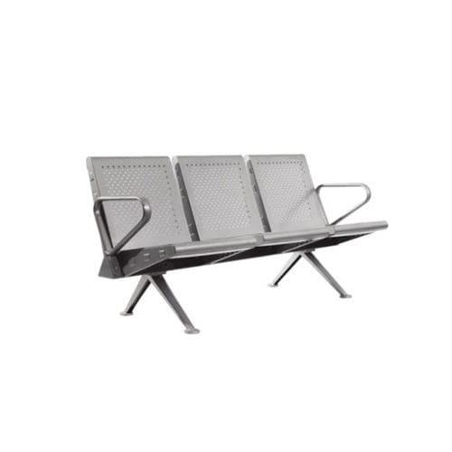 Silla para sala de espera - Tianjin Kangli Medical Instrument - para adulto / con reposabrazos / 3 plazas
