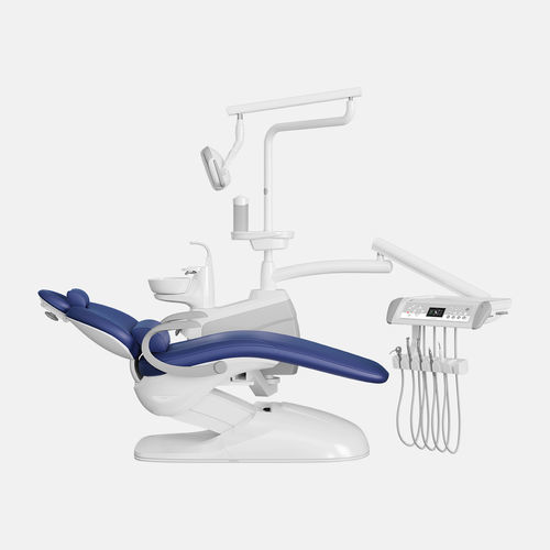 Unidad dental para silla de ruedas - S50 - FOSHAN ESAY MEDICAL TECHNOLOGY CO.,LTD - con reposacabezas flexible / con bandeja portainstrumentos superior / con luz LED