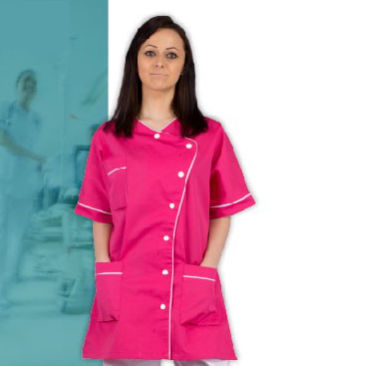 Túnica sanitaria para mujer - SCALA - FIL'MED - de poliéster / de algodón / azul