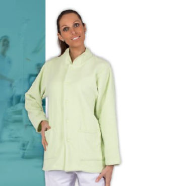 Túnica sanitaria para mujer - ONTARIO - FIL'MED - de poliéster / azul / verde
