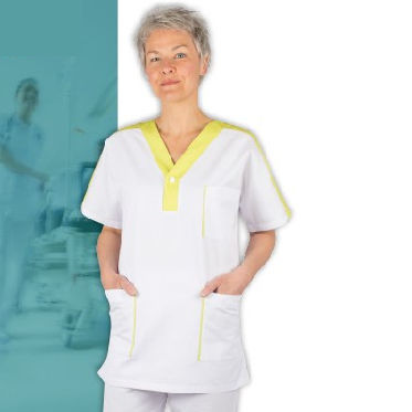 Túnica sanitaria unisex - SEATTLE - FIL'MED - blanca