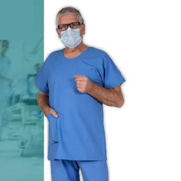 Conjunto sanitario unisex - ADEN  - FIL'MED - azul / verde