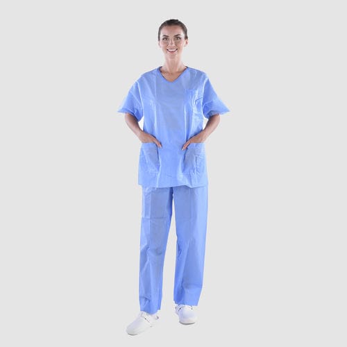 Conjunto sanitario unisex - Divisa monouso 55  g/m&sup2; - Ramedical - L / M / XL
