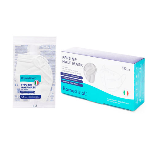 Mascarilla respiratoria FFP2 - MSK004 - Ramedical - de polipropileno / sin látex / sin válvula