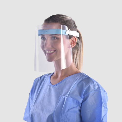 Pantalla facial máscara integral - RC-O1-000101 - Ramedical - transparente / con tratamiento antivaho / reutilizable