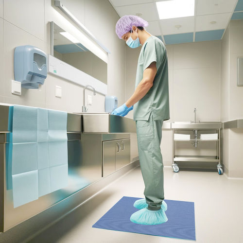 Alfombra quirúrgica absorbente - DryMed Top - Ramedical - antideslizante