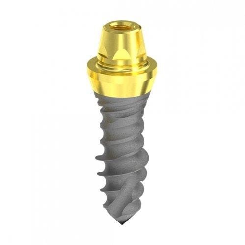 Implante dental cilíndrico cónico - Hybrid - Bionika Medline Kft. - de titanio / hexagonal / externo