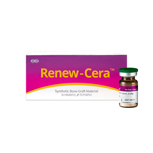 Sustituto óseo sintético - Renew-Cera - Renew Medical - para cirugía ortopédica / para cirugía dental / polvo
