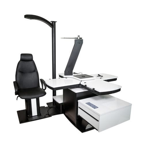 Unidad de refracción - Drone 4 - UAB Medinstrus - con sillón / con luz / con cajones