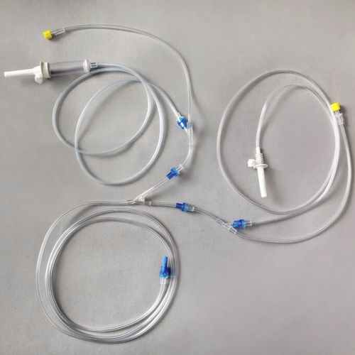 Set de perfusión con cámara de goteo - 4000102 - BHL-Medical - con conector en Y / con grifo