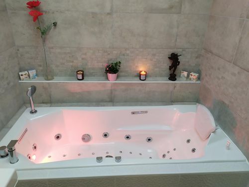 Bañera de balneoterapia monoplaza - OPUS - Preti - encastrada / con lámparas de cromoterapia