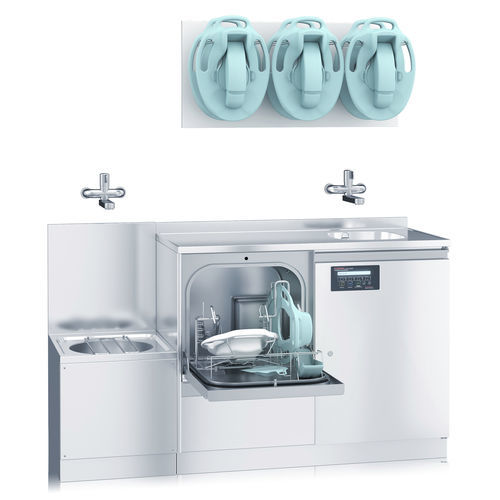 Lavacuñas compacta - Multiclean Serie: Untertisch - KODRA GmbH & Co. KG - automática / de acero inoxidable / de HPL