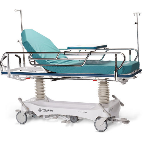 Camilla de transporte - 5000W - Techlem Medical Corporation - plegable / con ruedas / de acero inoxidable