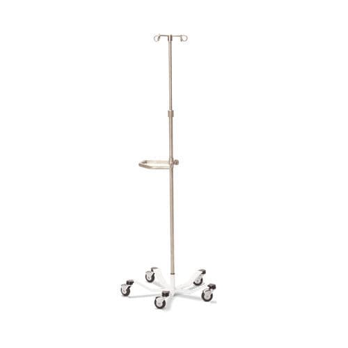Portasueros con ruedas - Techlem Medical Corporation - 2 ganchos / de acero inoxidable