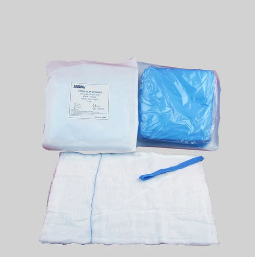 Compresa de gasa de algodón - SC17 series - Yangzhou Super Union Medical Material - estériles / absorbente / hemostático