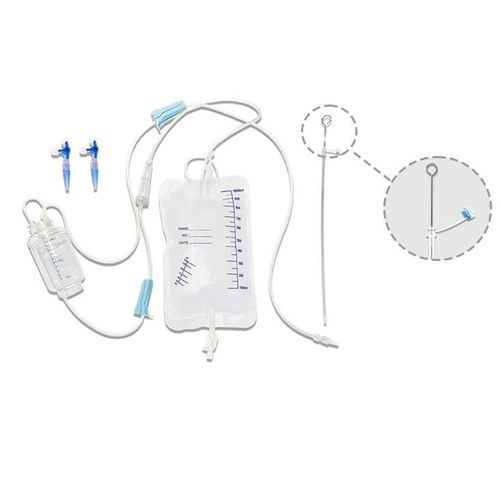 Kit de drenaje LCR - Yangzhou Super Union Medical Material - ventricular / graduada / silicona