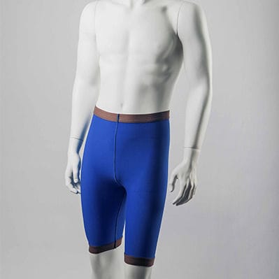 Pantalón corto de compresión para la corrección de la postura - NOVATEX MEDICAL - negro / azul / gris