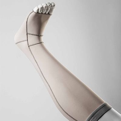 Medias de compresión unisex - NOVATEX MEDICAL - negra / gris / azul